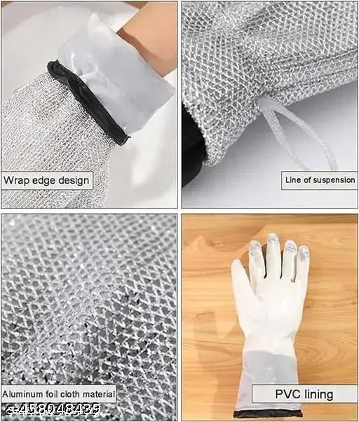 Kitchen Cleaning Gloves For Washing Dishes & Wiping Pots