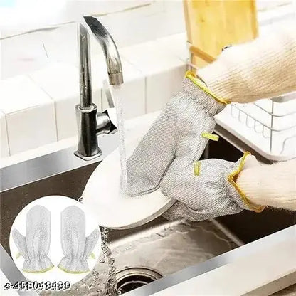 Kitchen Cleaning Gloves For Washing Dishes & Wiping Pots